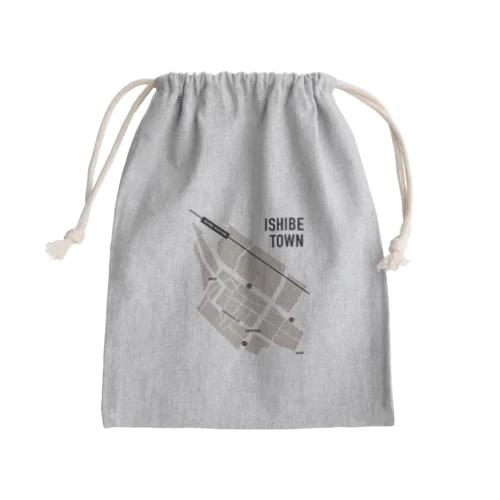 ISHIBE TOWN MAP Mini Drawstring Bag