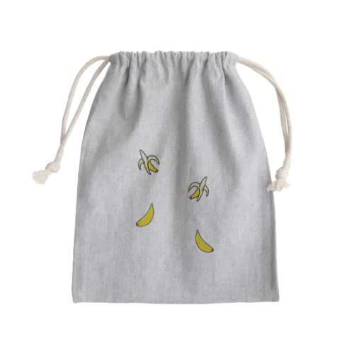 バナナ柄 Mini Drawstring Bag