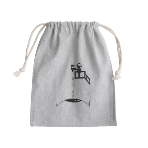 クレーンで目薬 Mini Drawstring Bag