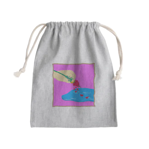 金魚草 Mini Drawstring Bag