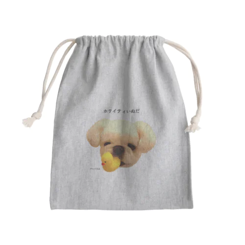 ドヤ犬（文字入り） Mini Drawstring Bag