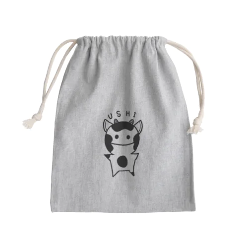 はじめまして、うしくんです Mini Drawstring Bag