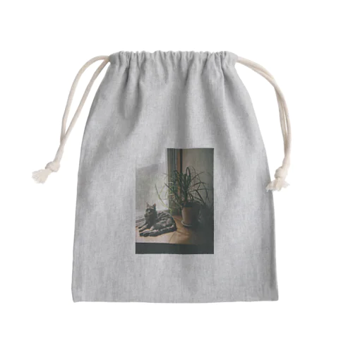 猫の写ルンです Mini Drawstring Bag