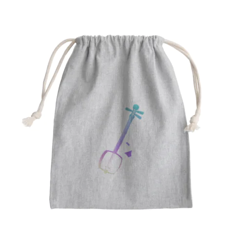 津軽三味線【黎明】- 構 Mini Drawstring Bag