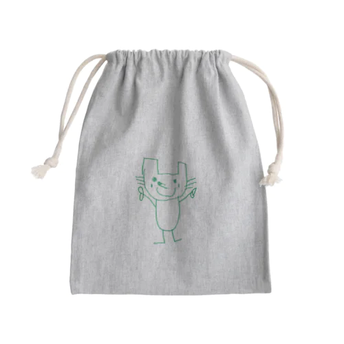 きつねちゃん Mini Drawstring Bag