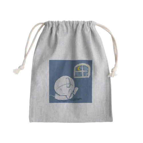 ドローナは充電中 Mini Drawstring Bag