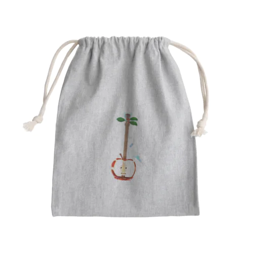 りんご飴三味線 - 津軽 Mini Drawstring Bag
