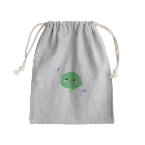 ノリノリなブロッコリーさん Mini Drawstring Bag