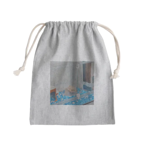 怒ってる社長 Mini Drawstring Bag