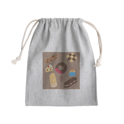 菓子パ Mini Drawstring Bag