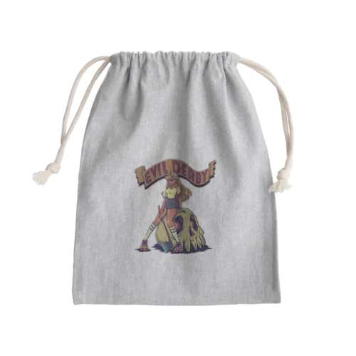 "Evil Derby" Mini Drawstring Bag