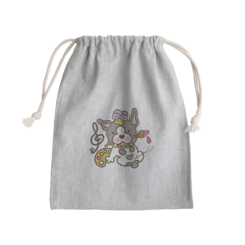 ゴルゴ♡LOGO♡ Mini Drawstring Bag