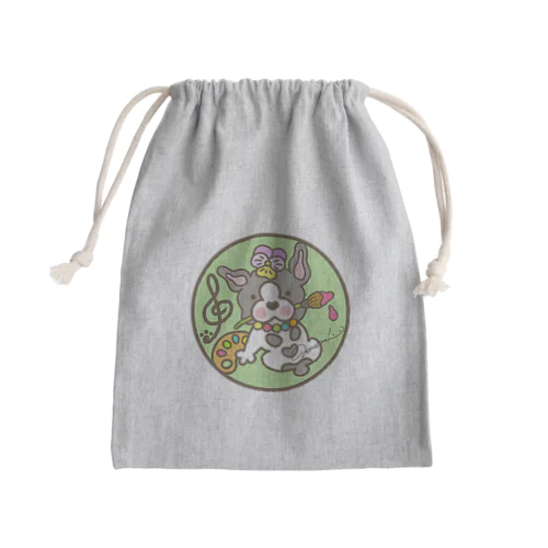 ゴルゴ♡LOGO♡#２ Mini Drawstring Bag