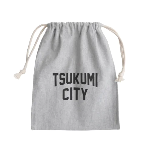 津久見市 TSUKUMI CITY Mini Drawstring Bag