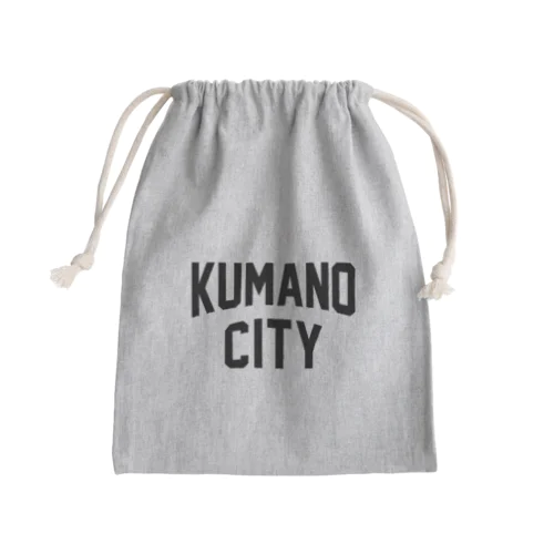 熊野市 KUMANO CITY Mini Drawstring Bag