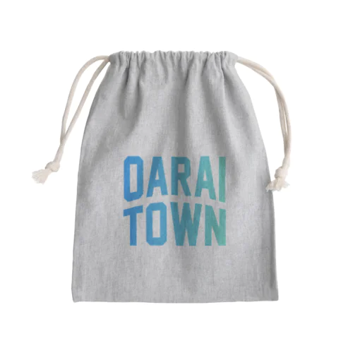 大洗町 OARAI TOWN Mini Drawstring Bag