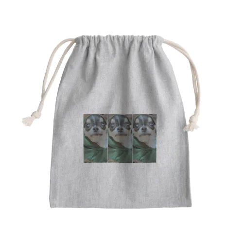 びっくりくぅ君 Mini Drawstring Bag