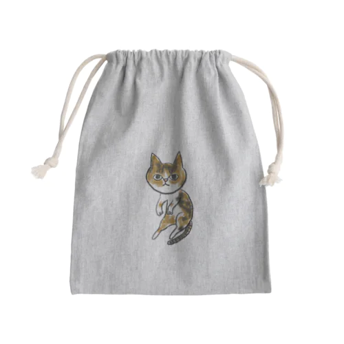 かわいいさち Mini Drawstring Bag