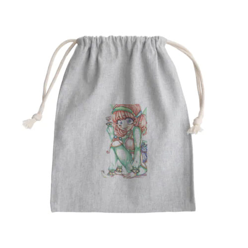 妖精の少女 Mini Drawstring Bag