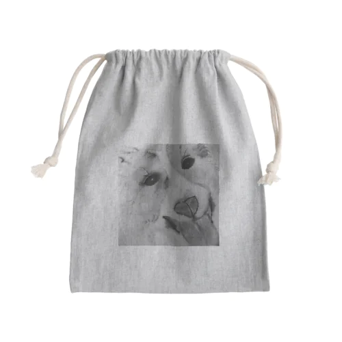 愛犬ポピー Mini Drawstring Bag