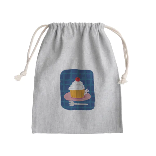 カップケーキでかくれんぼ Mini Drawstring Bag