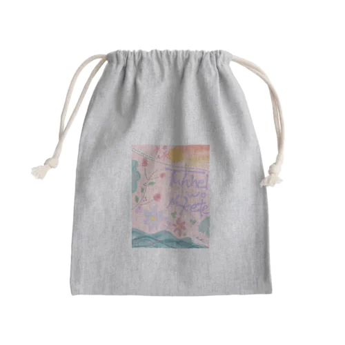 トンネルを抜けて　tote bag~seaside line ~ Mini Drawstring Bag