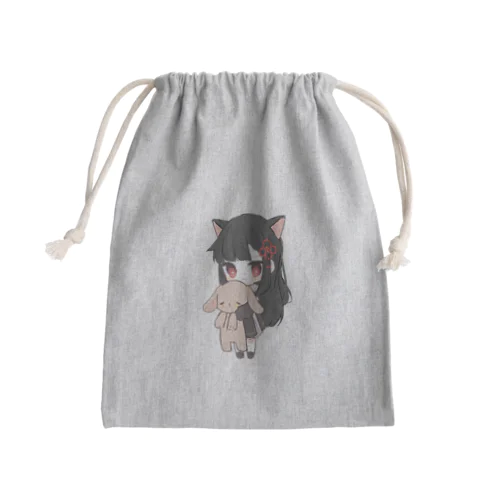 ツン猫 Mini Drawstring Bag