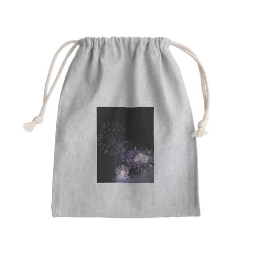 202208171935003　華やかな紫 Mini Drawstring Bag