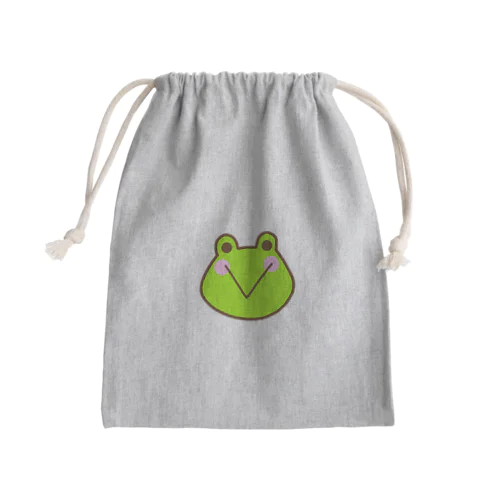 かえるぐみ Mini Drawstring Bag