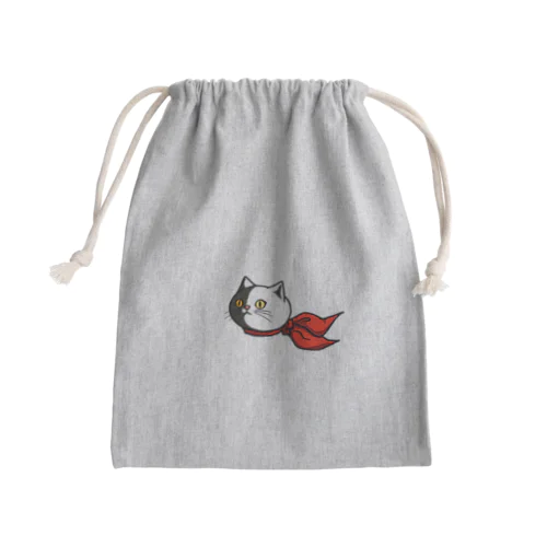 スカーフネコ Mini Drawstring Bag