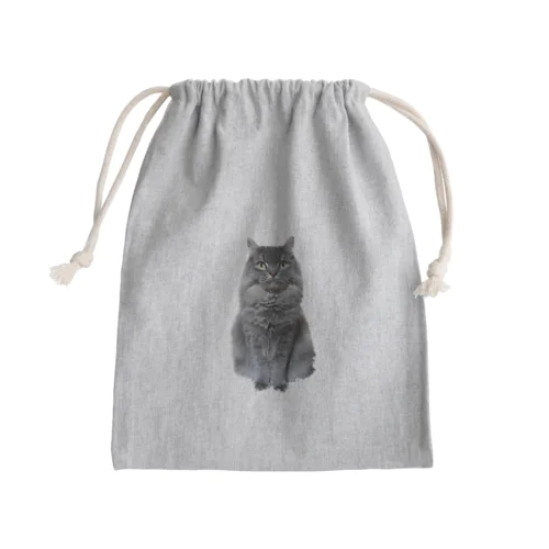 お殿氏　正面写真シリーズ Mini Drawstring Bag