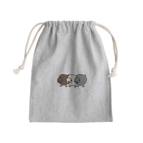 ひめうずら〜ず♪ Mini Drawstring Bag