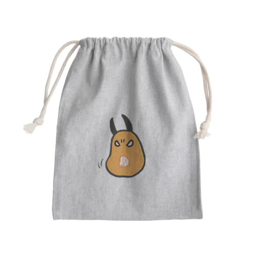 倫魁不羈　おにひゅうがの勝成様　文字なし Mini Drawstring Bag