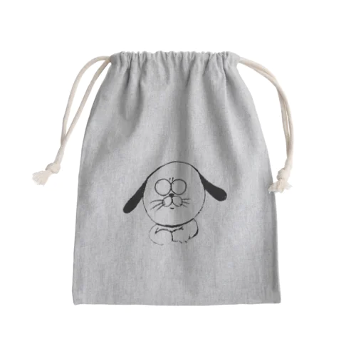 犬 Mini Drawstring Bag