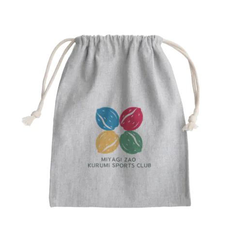 宮城蔵王くるみスポーツクラブ公式アイテム Mini Drawstring Bag