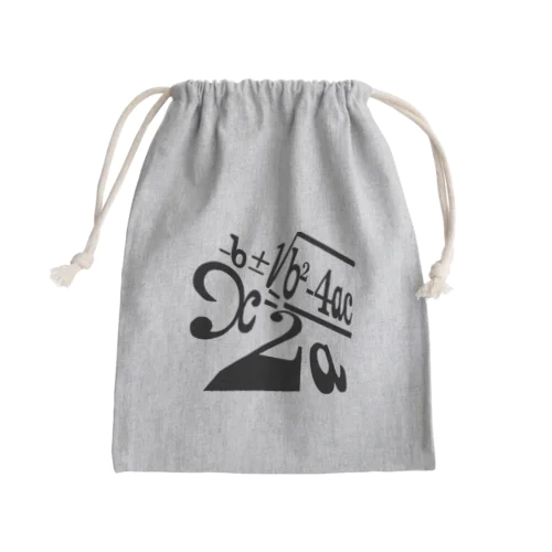 解の公式Ⅱ Mini Drawstring Bag