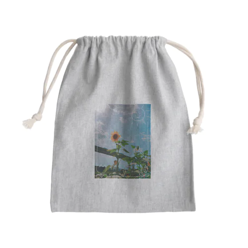 『太陽🌞と北風』 Mini Drawstring Bag