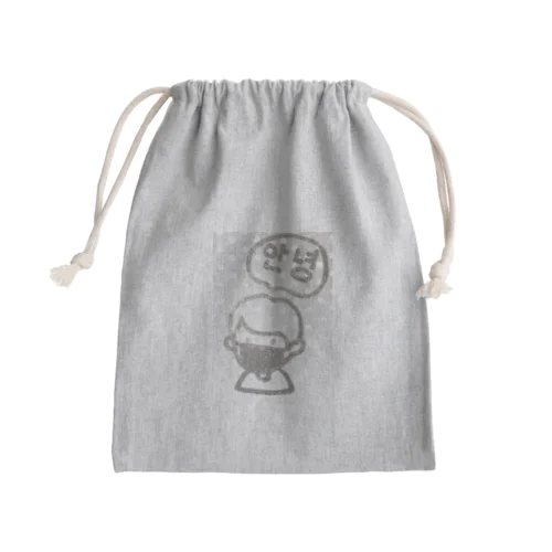 韓国・黒マスク男子Tシャツ・グッズシリーズ Mini Drawstring Bag