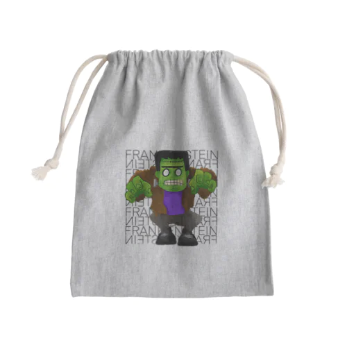 Halloween Frankenstein Liam Fitzpatrick  Mini Drawstring Bag