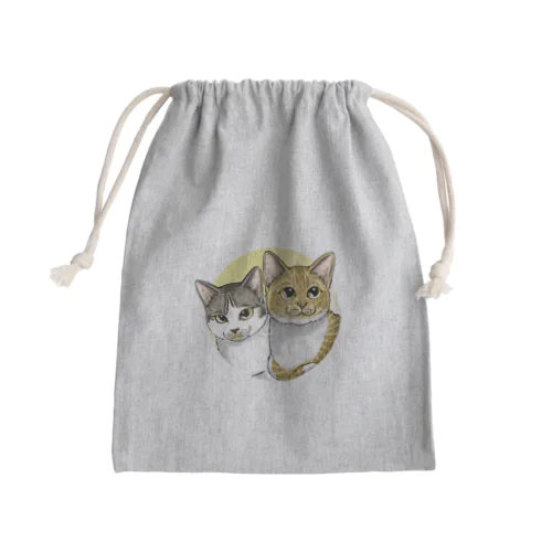 琥珀とみかん Mini Drawstring Bag