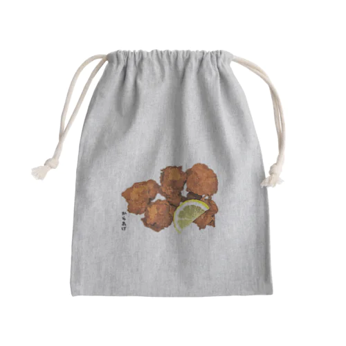 鶏の唐揚げ（ザンギ）_221016 Mini Drawstring Bag