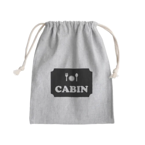 カフェキャビン  公式アイテム Mini Drawstring Bag