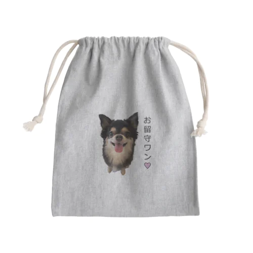 お留守ワン！チワワちゃん Mini Drawstring Bag