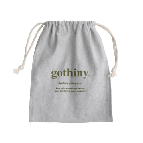 gothiny pouch Mini Drawstring Bag