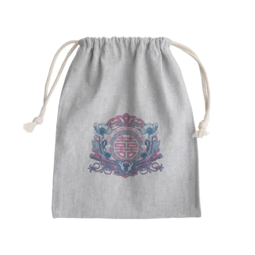 幻想阿片中華紋 Mini Drawstring Bag