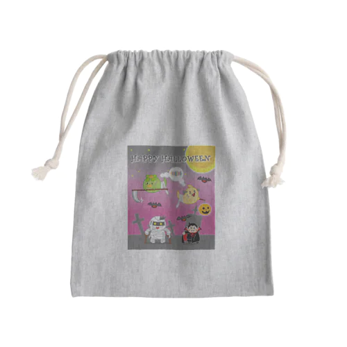 Happy Halloween大集合 Mini Drawstring Bag