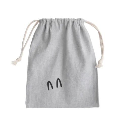 じゃがいもくん Big Black Mini Drawstring Bag