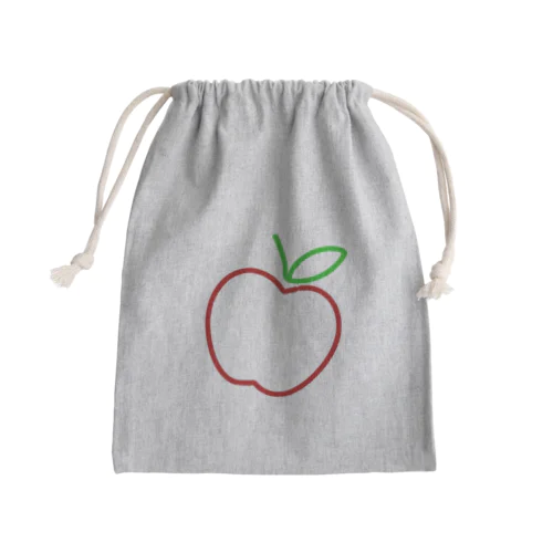 APPLE-りんご- Mini Drawstring Bag