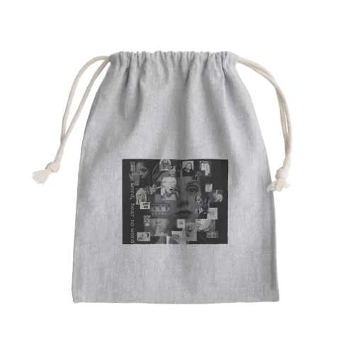 eyes,mouth,ears Mini Drawstring Bag