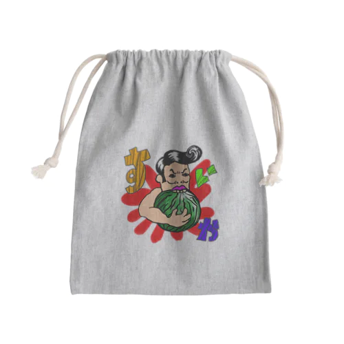 すいか Mini Drawstring Bag